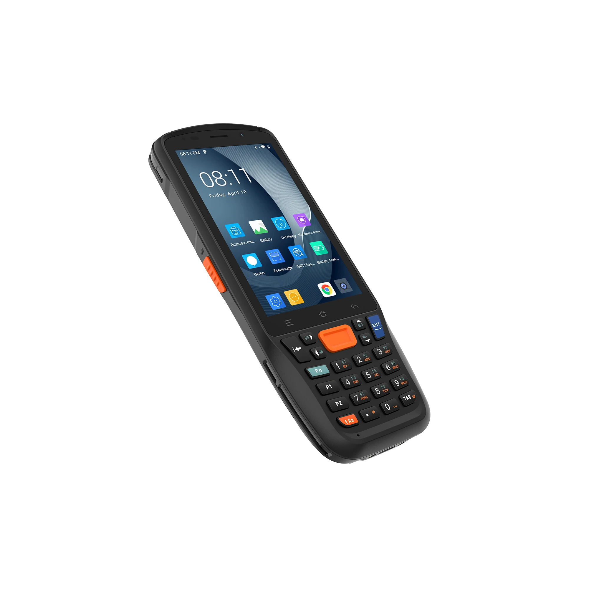 Android 12 handheld mobile computer inventory Data Collector Terminal 2D qr pdas barcode scanner rugged pda