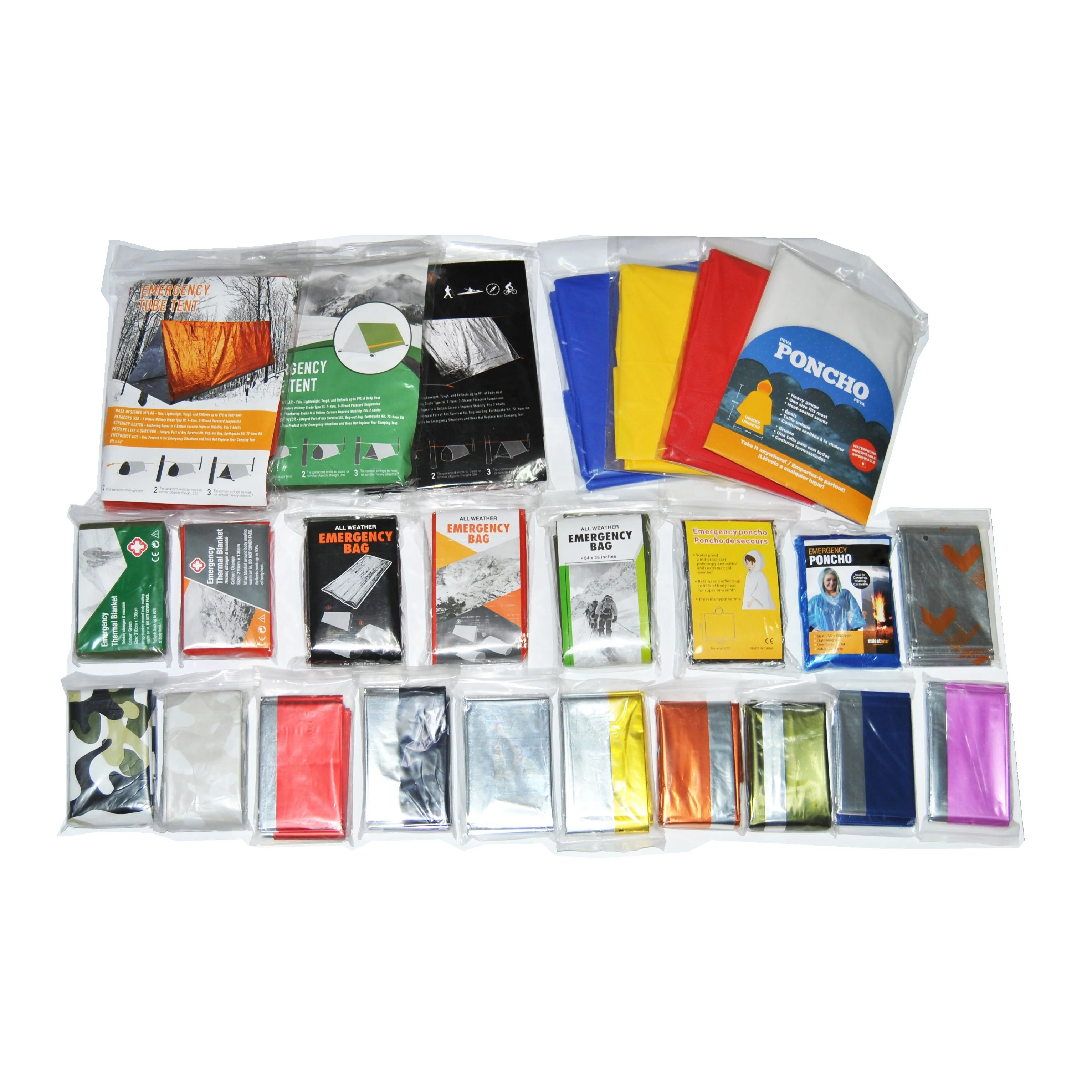 Space Rescue Thermal Waterproof gold emergency mylar foil survival blanket for Survival Tool