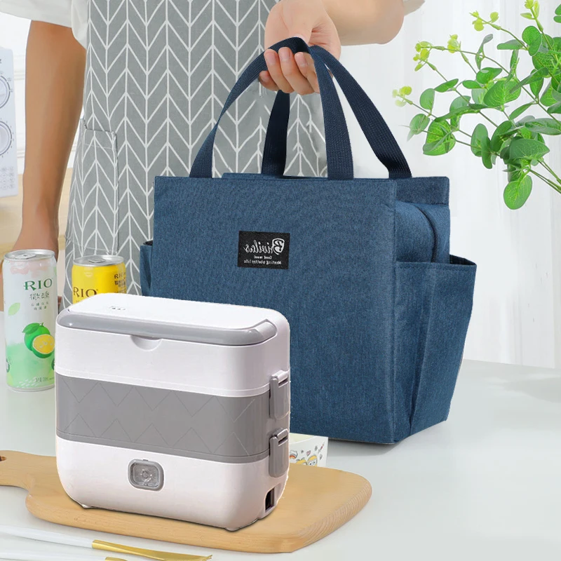 Electric Heated Lunch Box Portable Bento Boxes Heating Heater Food Warmer Container Heater Rice Container