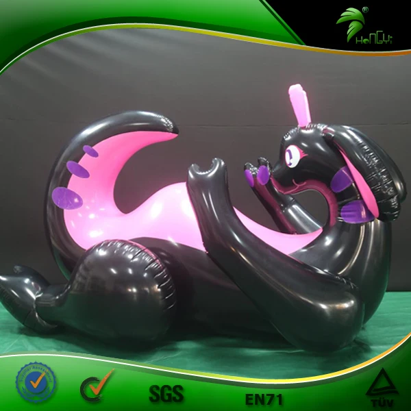  Черный блестящий надувной Goodra надувные игрушки дракона SPH