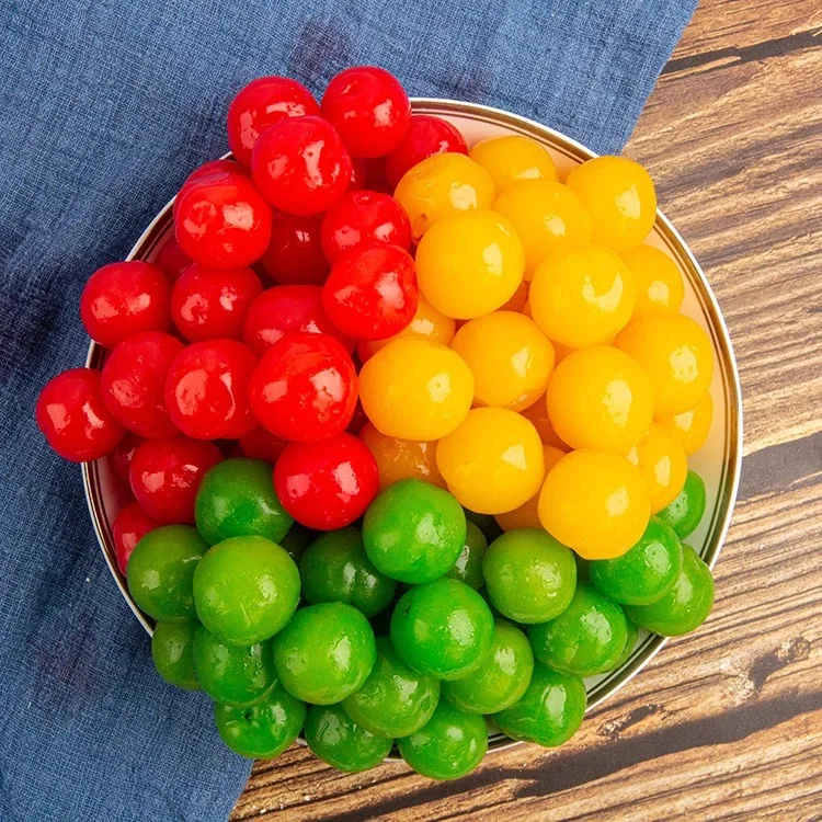Chinese Candied Fruit Colorful  Dried Green Plum Dried Plums Yellow Preserved Red Prunes Plums