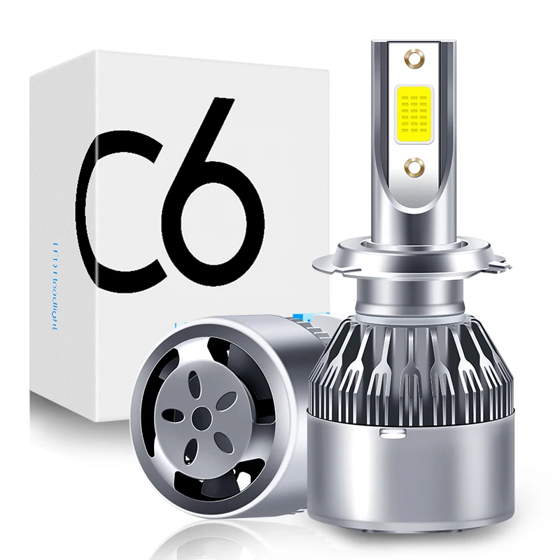 car led headlights bulbs C6 36W 3800 lumens car canbus led headlight led light car headlight h1 h7 880 H4 led car head lamp