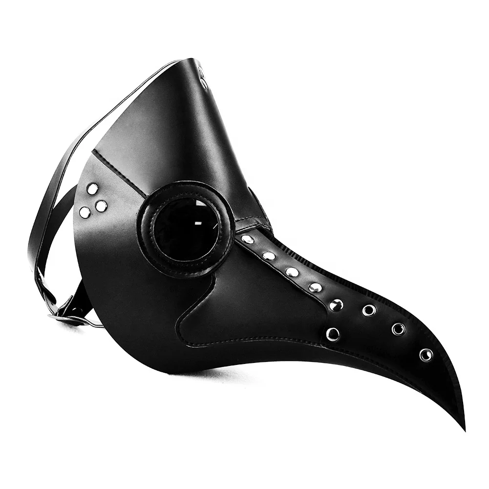 Hot sale Scary Bird Mouth Party Mask Steampunk Gothic Cosplay Props Plague Long Bird Mouth Doctor Mask Halloween Mask
