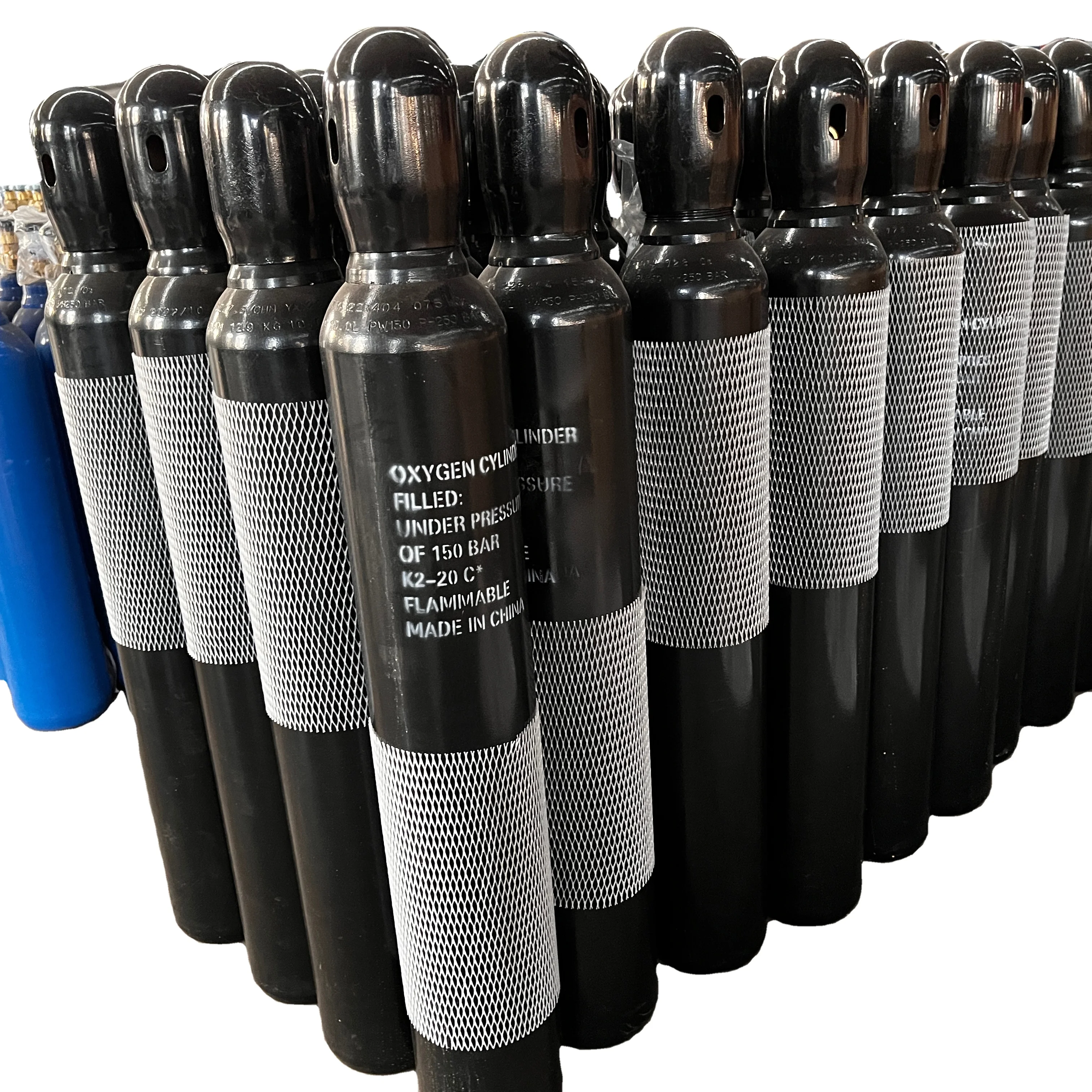 Big Size 40L 50L ISO Standard Oxygen Gas Cylinder For Industry And Medical