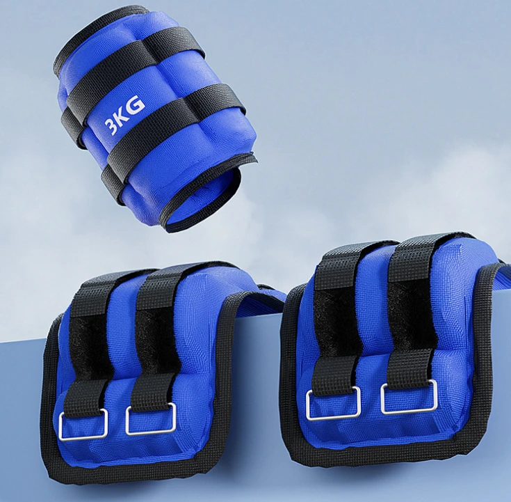 Wholesale Ankle Weights Workout Wrist Weight Sandbag Pairs Fitness Sand Fitness Weight Bag with Velcro Filled with Iron Sands