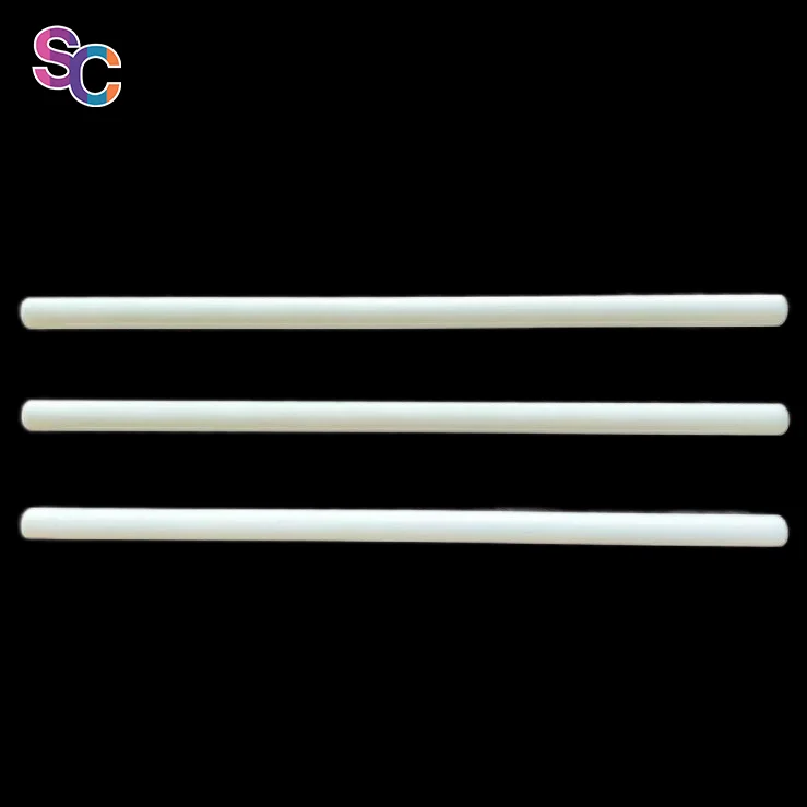 High grade ceramic zta custom ground ceramic hollow tube high temperature ceramic tube