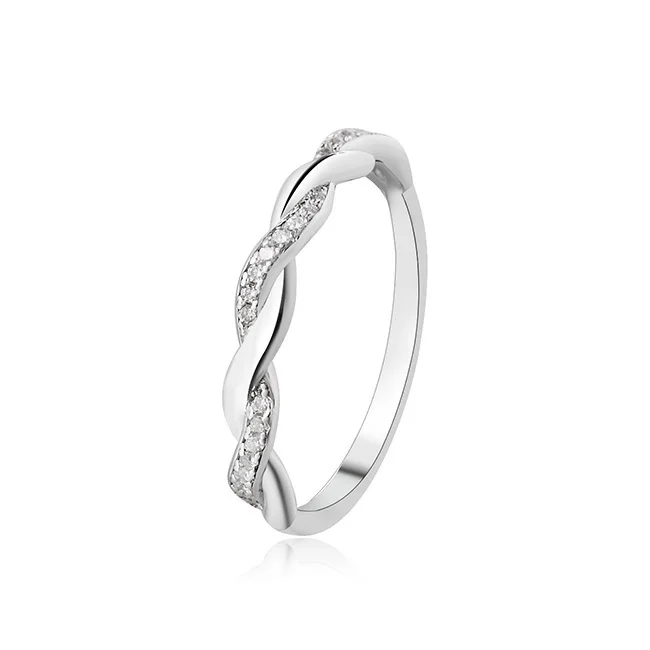 silver jewelry ring 925 sterling silver turkish high quality CZ ring