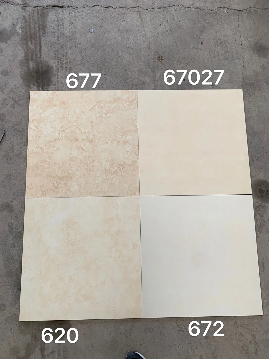 Factory good durable 600X600mm beautiful traditional top grade porcelain ceramic tile for home use floor wall