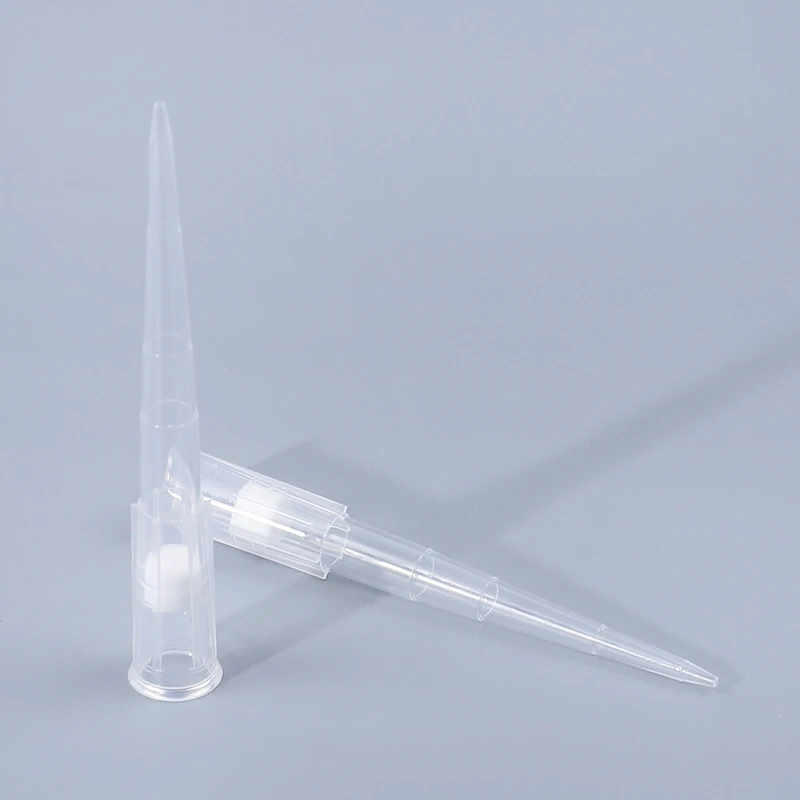 Universal 300ul Disposable Transparent 96 Well Hole Box Pipette Tips Sterilized Filtered Low Retention