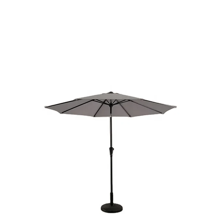 Outdoor Steel Polyester Market Patio Umbrella Waterproof Polyester Outdoor Furniture Modern Wooden Umbrella Umbrellas Parasols
