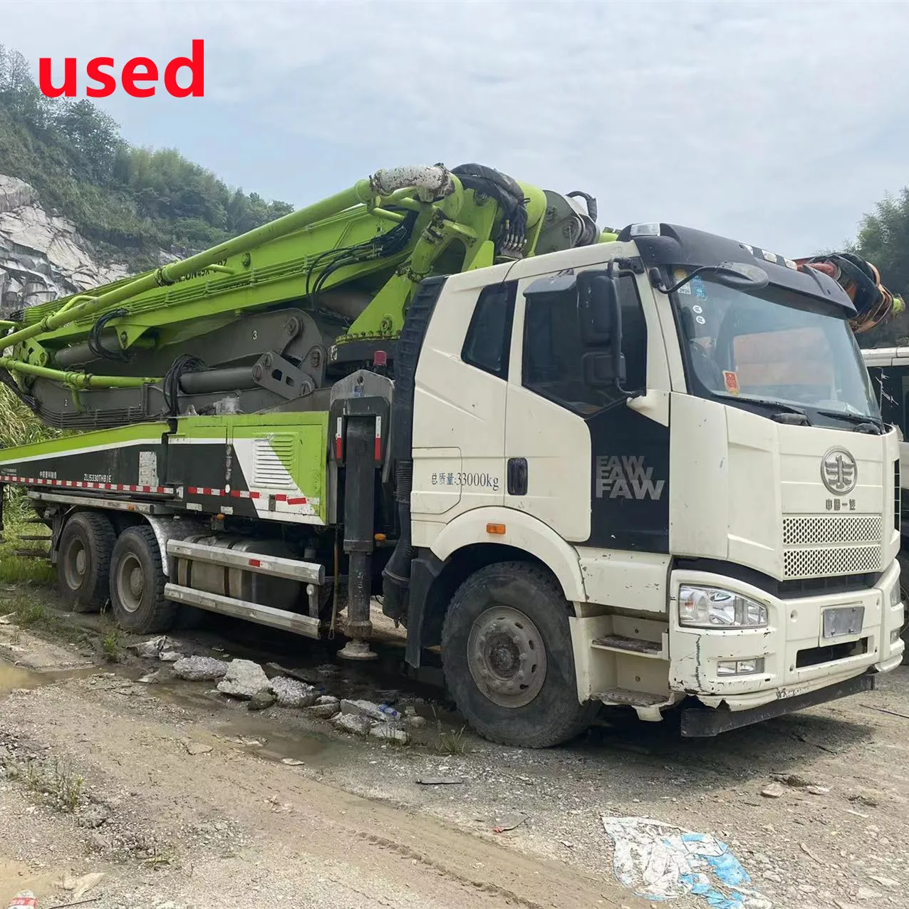 2019 Used ZOOMLION/SANY 42m/49m/56m Concrete Machinery Gasoline Pumps Supplier Pompa Beton