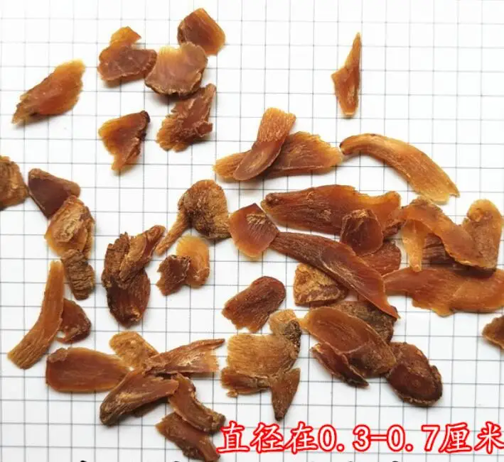Dried Ginseng rouge racine coupee bio (Panax ginseng) root cuts for sale
