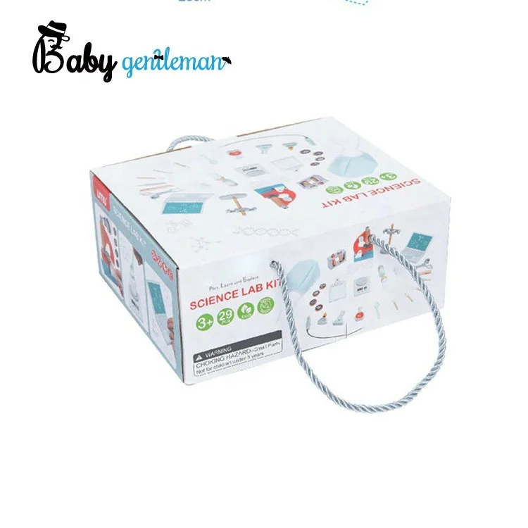 Customize Educational Experiment Kit Wooden Pretend Science Toy For Kids Z10748D