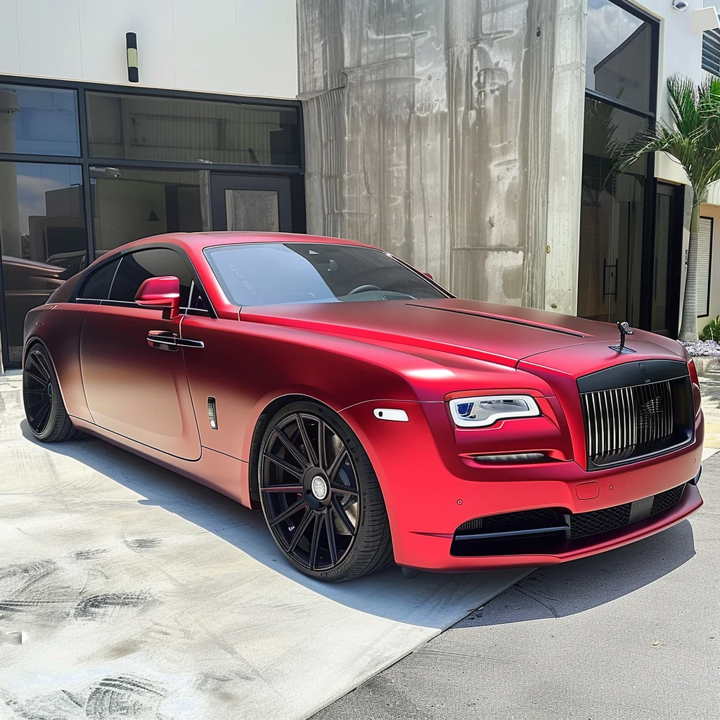 Top Quality Vinyl Wrap Rolls Electro-optic Metal Red Self-Adhesive Vehicle Wrapping Stickers vinyl for car vinyl wrap wholesale