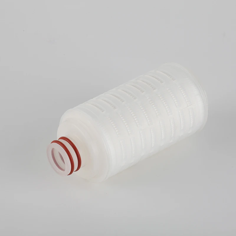 1 micron 5 inch filter cartridge autoclavable Filter PES Membrane Pleated Filter Industrial Filtration For Liquid Filtration
