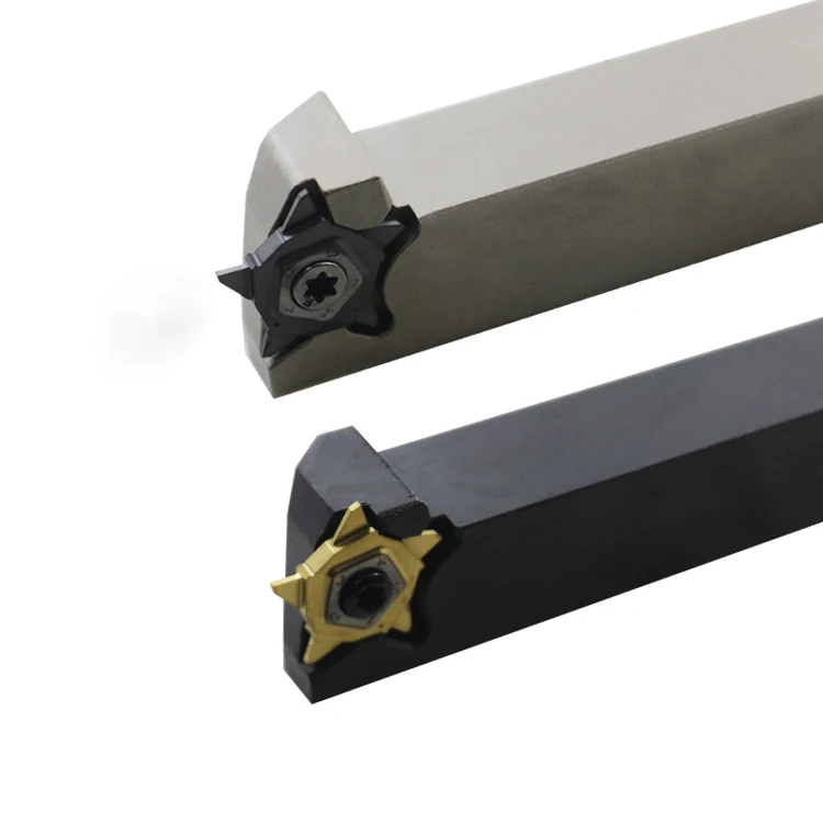 Precision Grinding Long Using Life Black And Silver CNC Cutting Pentagram Grooving Tool Holder Use With PENTA Inserts