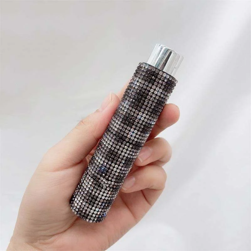 10ml perfume dispenser with diamond-set travel dispenser Mini portable spray bottle Empty bottle Essence Gift