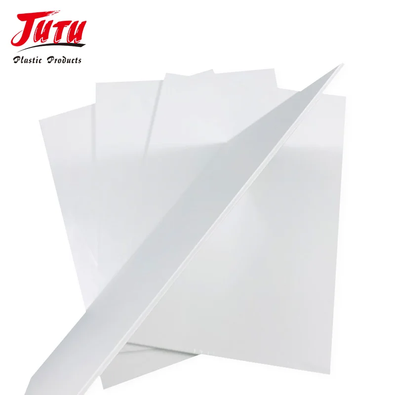 JUTU RTS 8x15inch 3mm thickness pvc foam board sheet A4 size white expanded pvc sheet