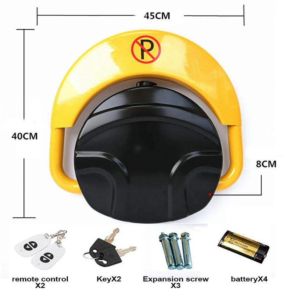 Height 400mm automaric remote control car parking lock barrera parking