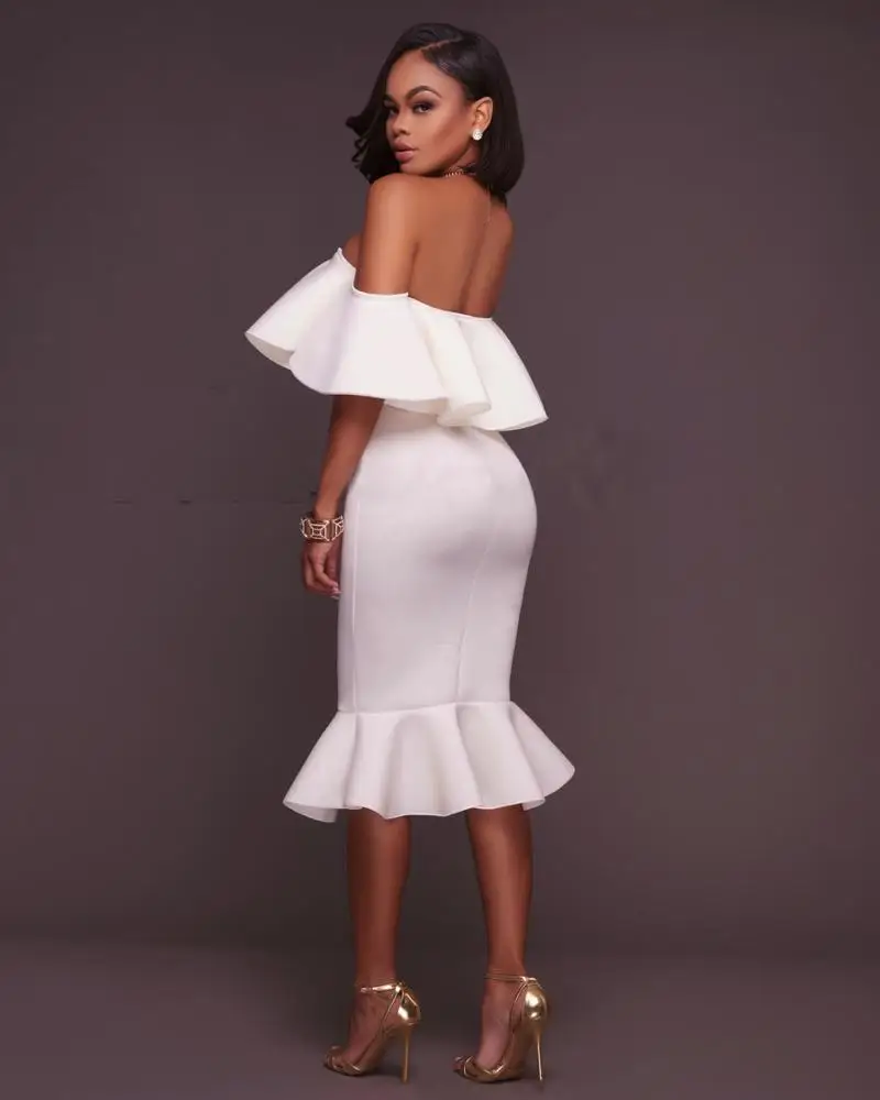 Wholesale S8500 multiple color available   trumpet women night club wear party dresses