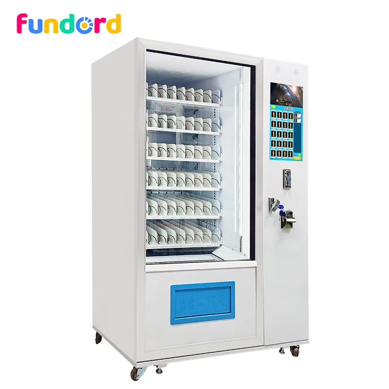 Fundord beverage drink and snack combo automatic vending machine