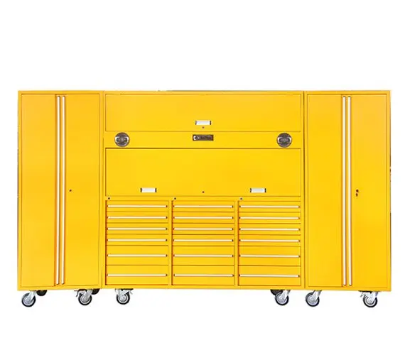 Custom Garage Workshop Drawer Workshop Trolley with Drawers Tool Cabinet with Stainless Steel Hand Tool Set Cabinet