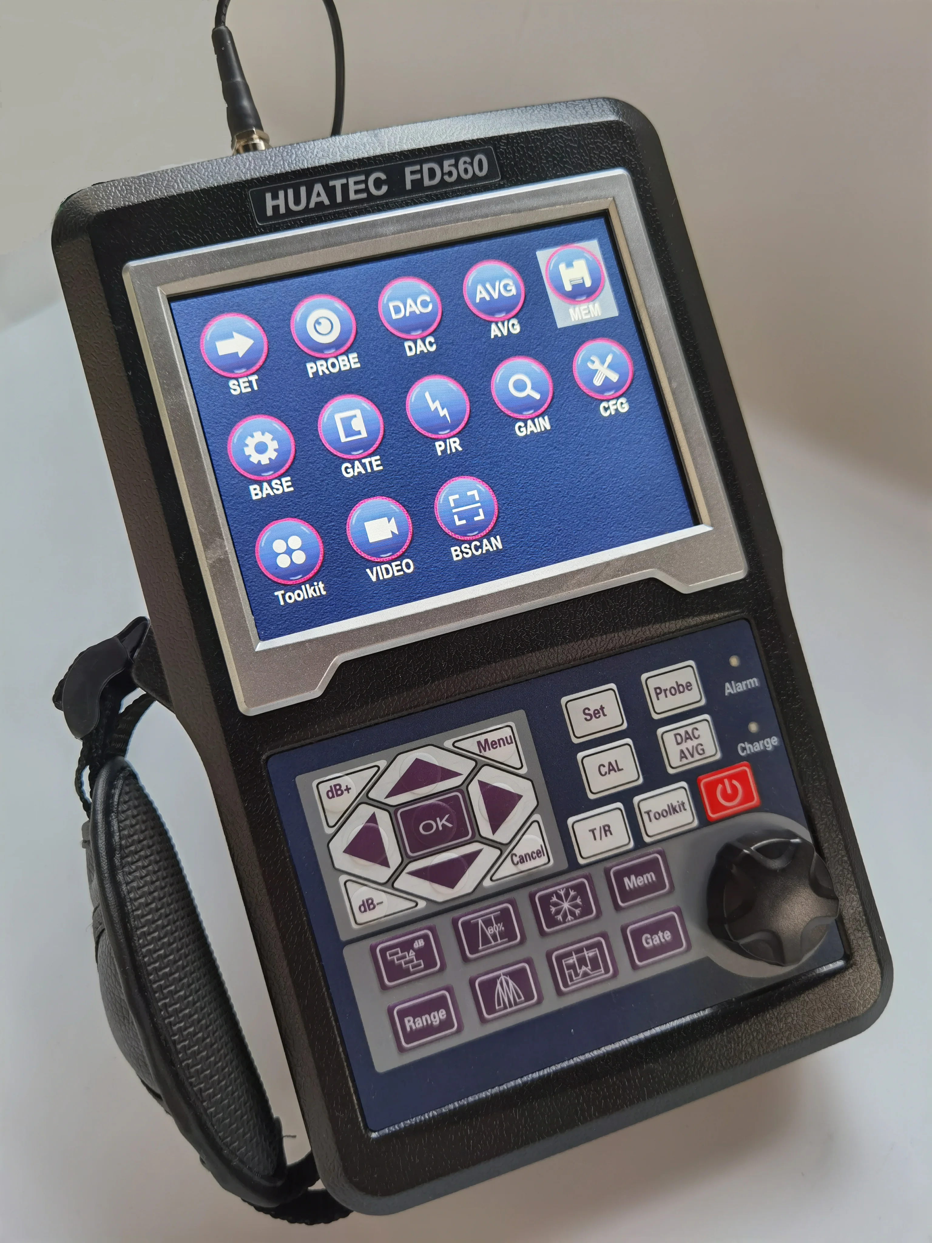 HUATEC Newest 0-10000 mm Portable Digital Ultrasonic flaw detector FD560 DAC, AVG, TCG AWS