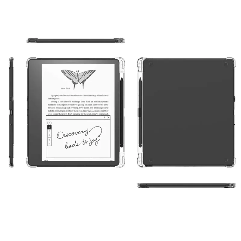 TPU Silicone case for Amazon Kindle Scribe 10.2 inch with Pencil Holder Airbag Shockproof Ebook Cover for Kindle Scribe 2022