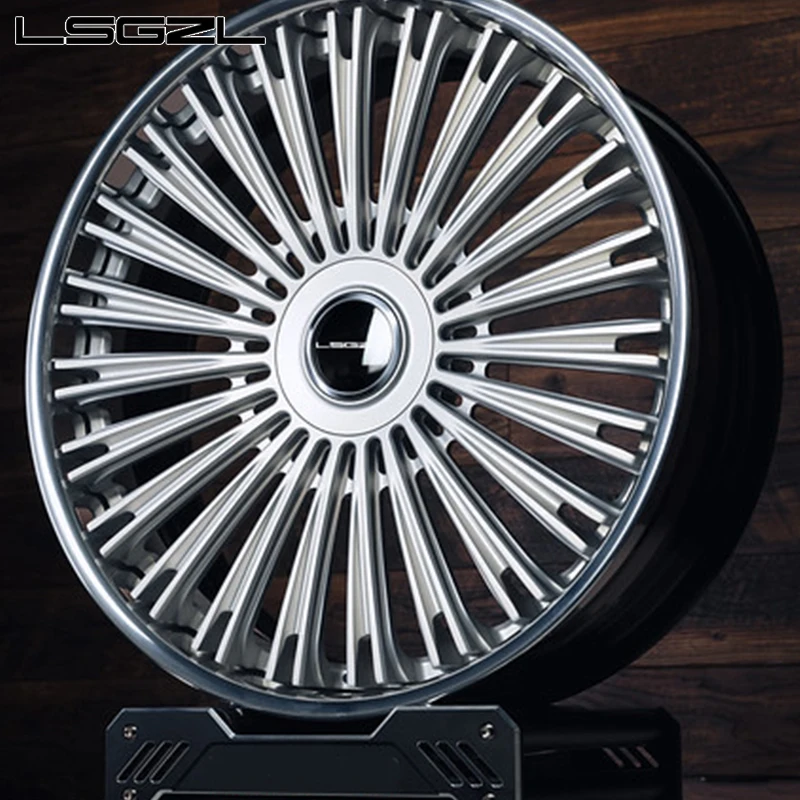 LSGZL custom For Mercedes BMW truck jeep alloy wheel 15 17 19 20 22 24 26 inch aluminium  5x114.3 5x130 inch rims sport wheel