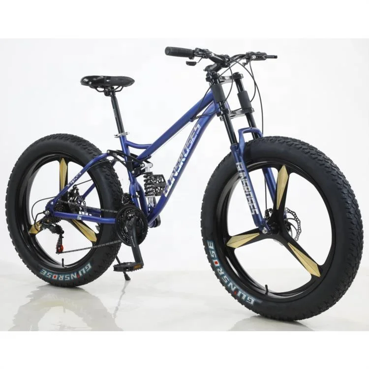 Tianjin factory fat bikes fat tire 26x4.0 snow bicycle cycles mountain bicycle 26 inch high carbon steel frame