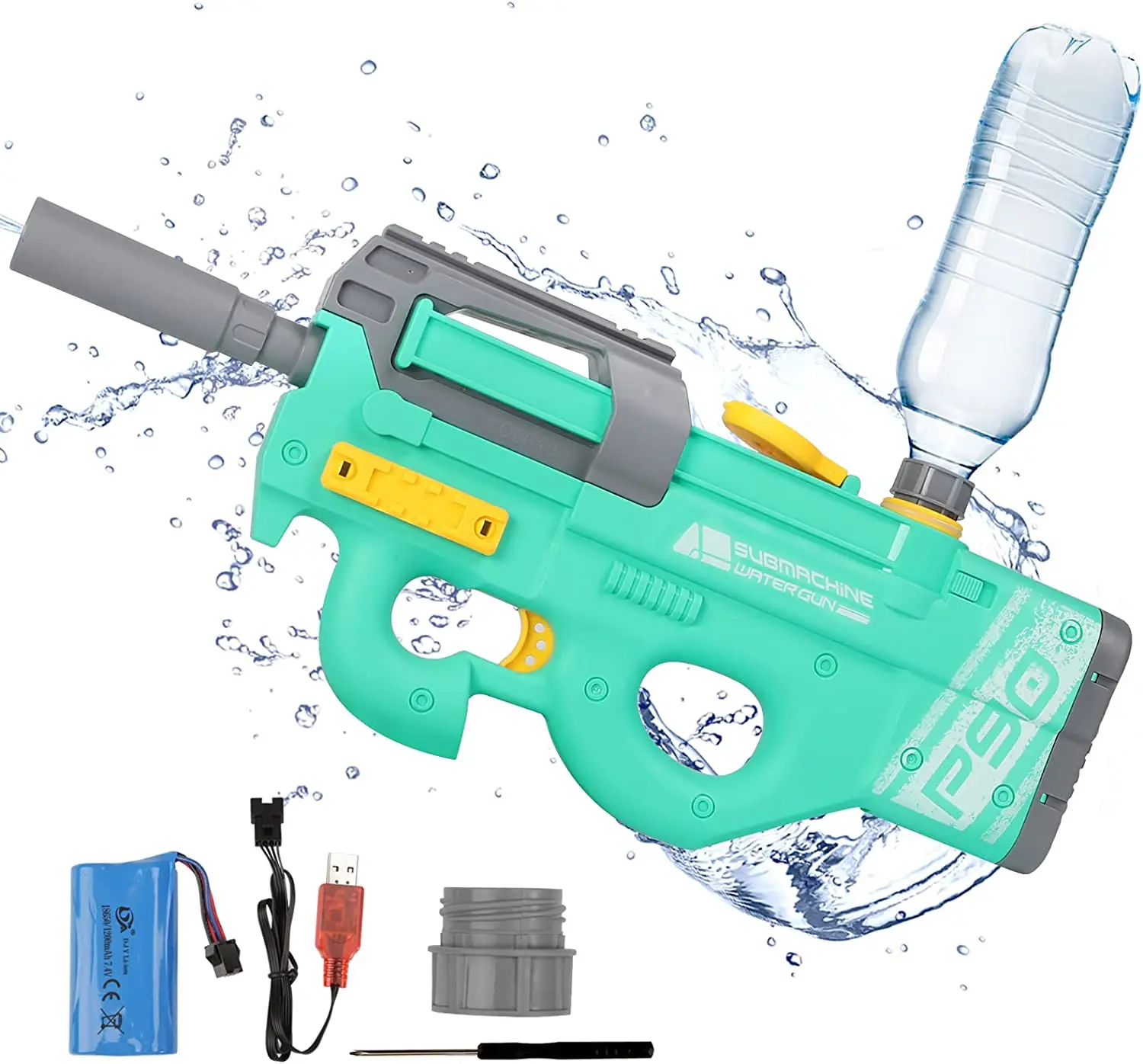 Electric Water Gun for Adults Kids Powerful Automatic Water Gun High Capacity Super Soaker Water Gun Outdoor Summer Toys