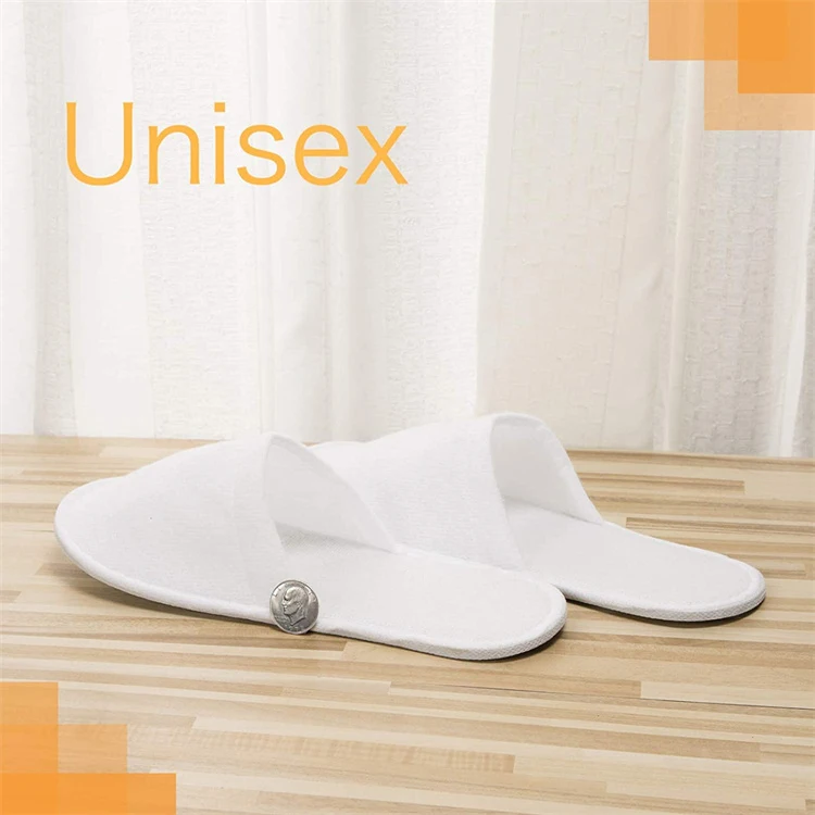 UG Low Price Wholesale Spot Without Logo Disposable Hotel Slippers Brushed Non-slip Indoor Guest Supplies Slippers