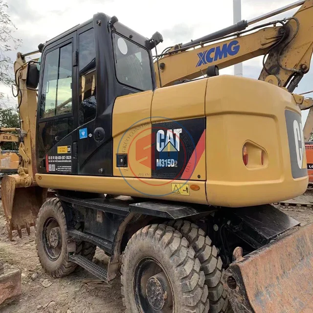 Caterpillar M315d2 Подержанный высокое качество низкая цена распродажа cat 315 315d2 оригинальный японский колесный экскаватор в наличии