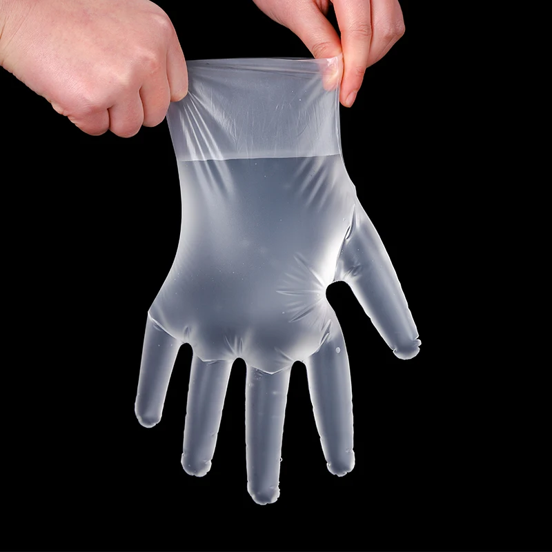 Hot Selling Food Grade Powder Free Disposable TPE/PE Gloves Low Cost Disposable PE Gloves
