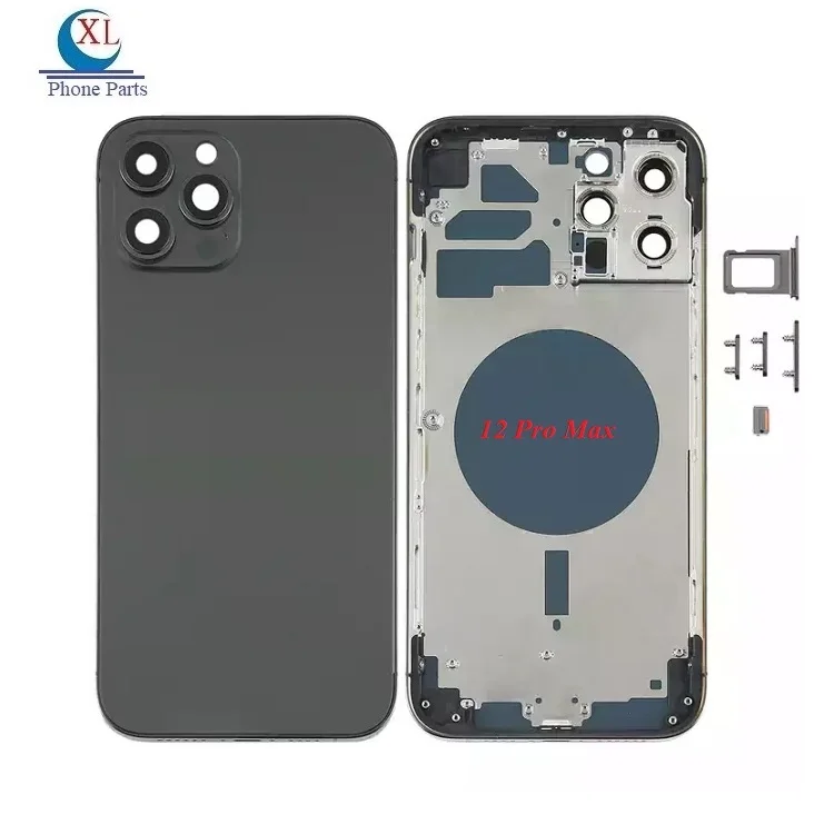 OEM Phone Back Door Case for iPhone 11 12 13 14 Pro Max 14Plus Xs Max Xr X 8 Glass Battery Back Cover for iPhone12 Housing Cover