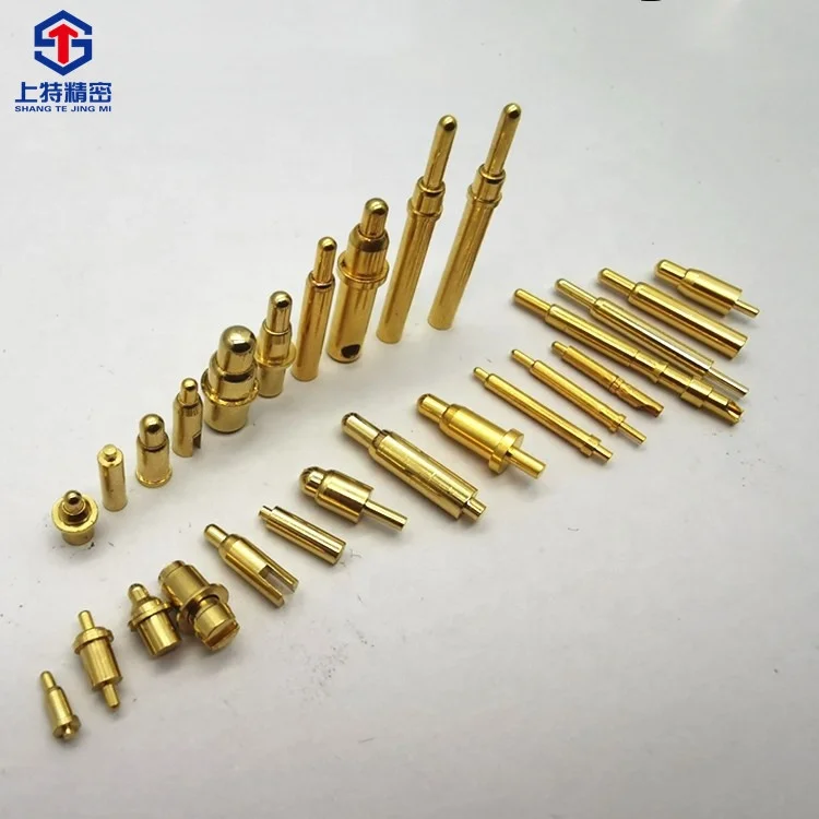 Shangte Customized Brass Pogo Pins Spring Contact Probes Test Probe