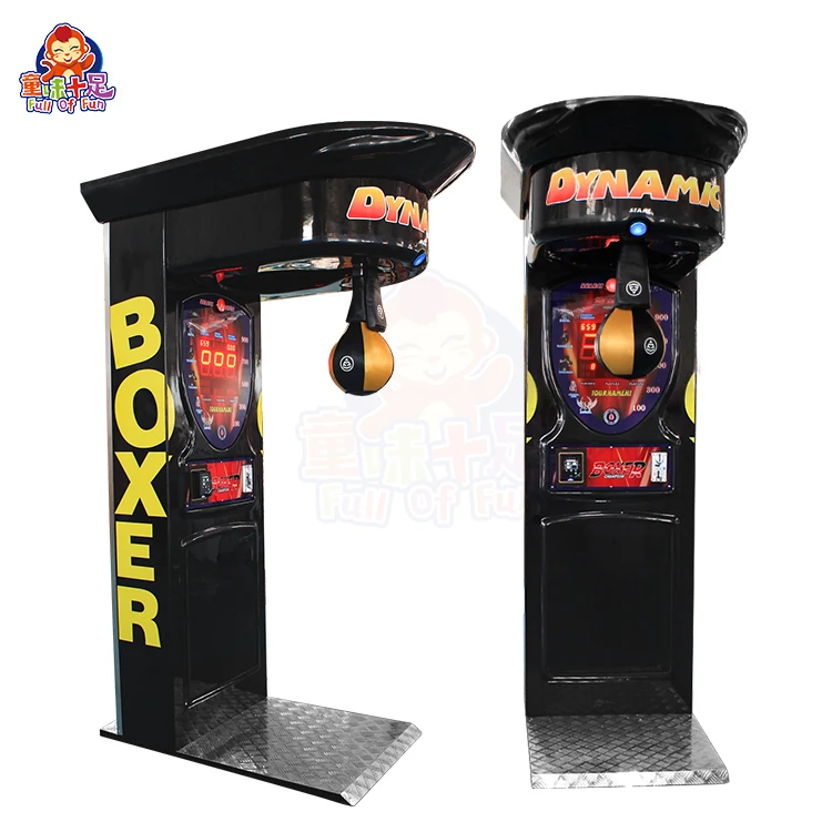 Customized Wholesale Direct Sales Coin Operated Arcade Dragon Fist Machine Boxing Arcade Game Machine Boxing Punch Machine