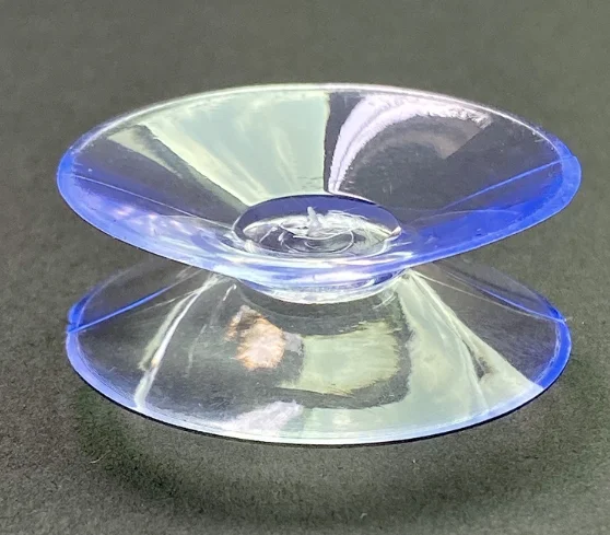 PVC Transparent Mushroom head Suction Cup Double sided suction cup Screw Suction cup with a hole for Bathroom Kitchen Glass