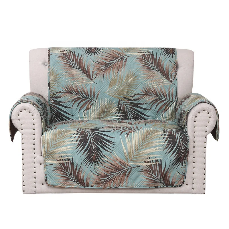 Wholesale custom sofa cover reversible quilted sofa protector easy fitted sofa slipcovers