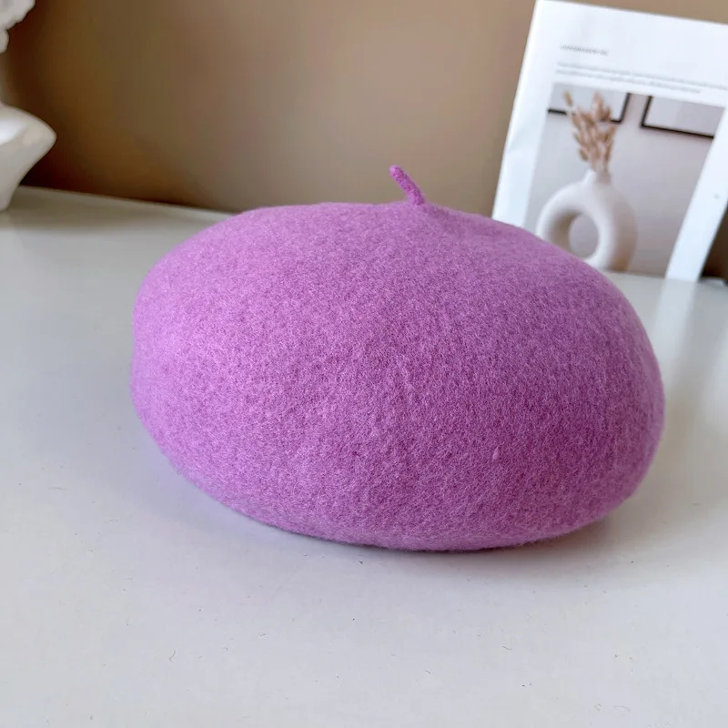 Японская версия Австралийский шерстяной берет детская осенне-зимняя шапка художника полосатая повязка стюардесса