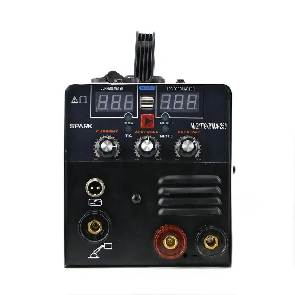 220V MIG Welders 3 In 1 Gasless MIG/MMA/LIFT TIG Welding Machine 250 amp