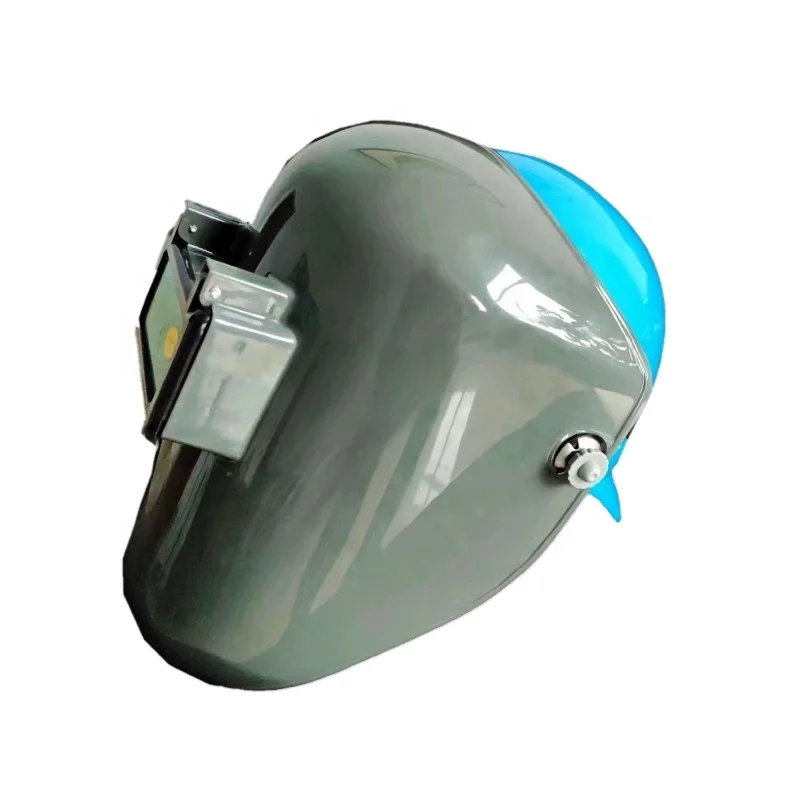 CE EN175  custom black glass full face welding mask  flip up welding helmet with safety helmet suppliers in China