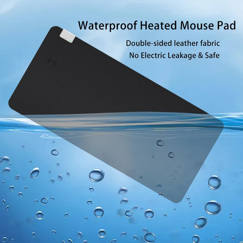 Travelcool Warm USB Heating LS108 Keyboard and Mouse Pad Extended Large Gaming RGB Mouse Pads LED Mouse Pad with Wireless Charge