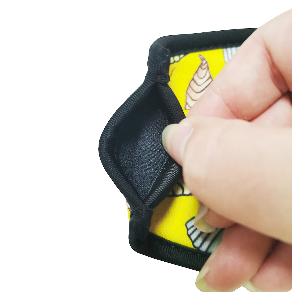 Long Hair Band Wrapper Customized Logo Printing Neoprene Diving Mask Strap Cover