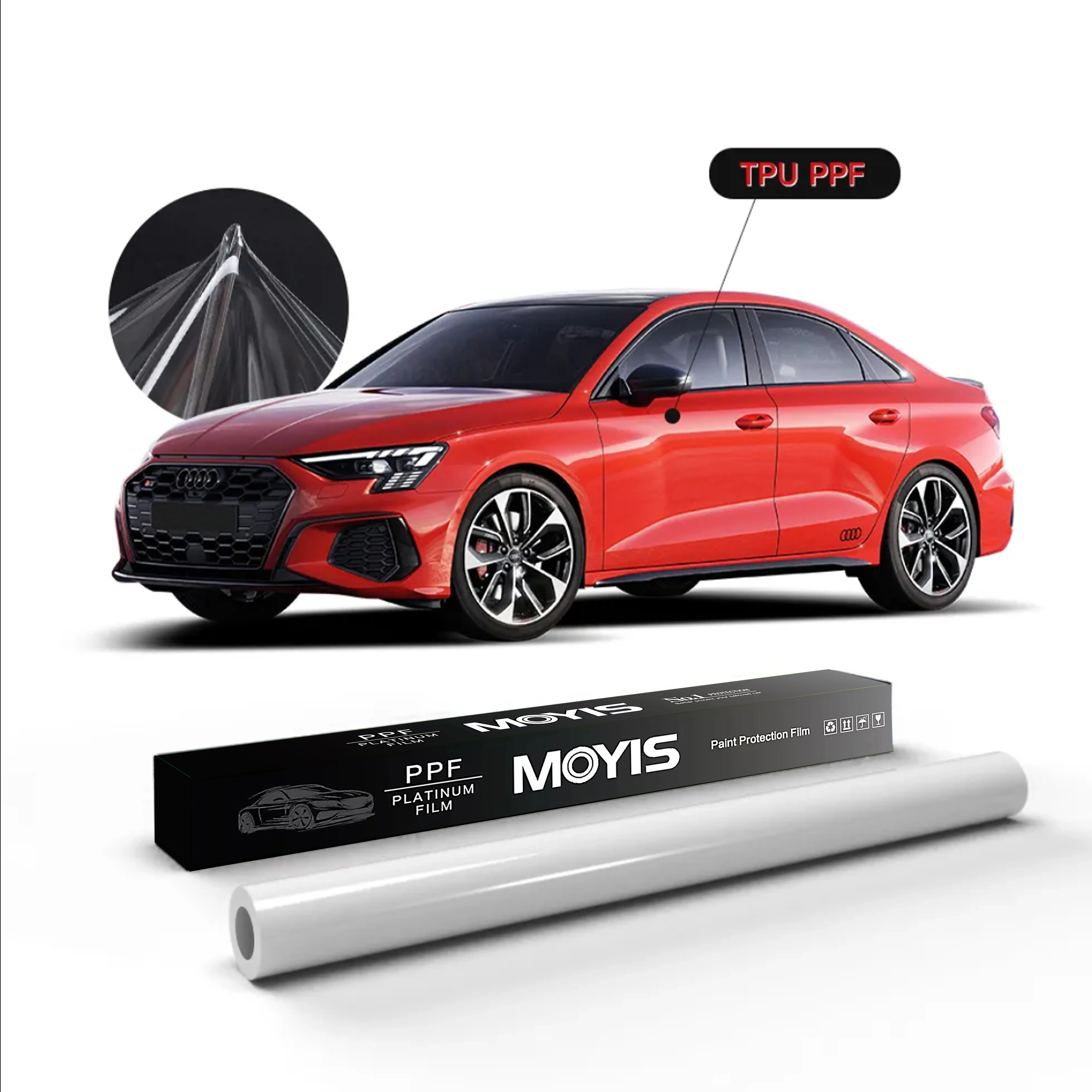 Huge Selection Low Prices Modern Look 10 Years Warranty Super Stretch  Vehicle Paint Protective Film Body Film