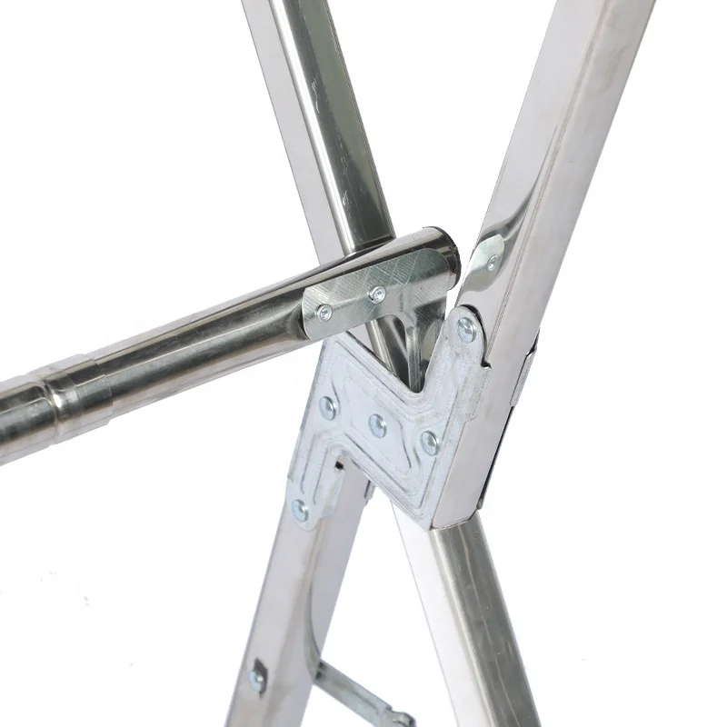 Best Selling 2024 New Stainless Steel Foldable Cloth Drying Rack Dry Racks for Laundry Clothing