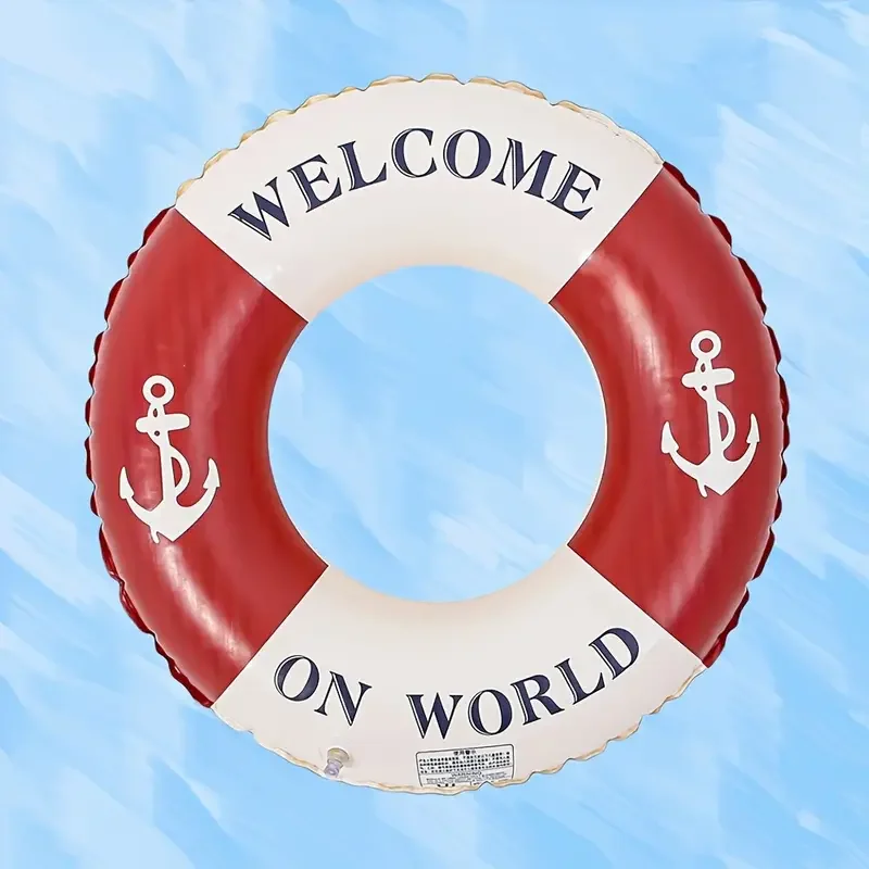 Vintage Durable PVC Material Inflatable Swim Ring for Pool Parties ,Water Fun,Outdoor Leisure Gear