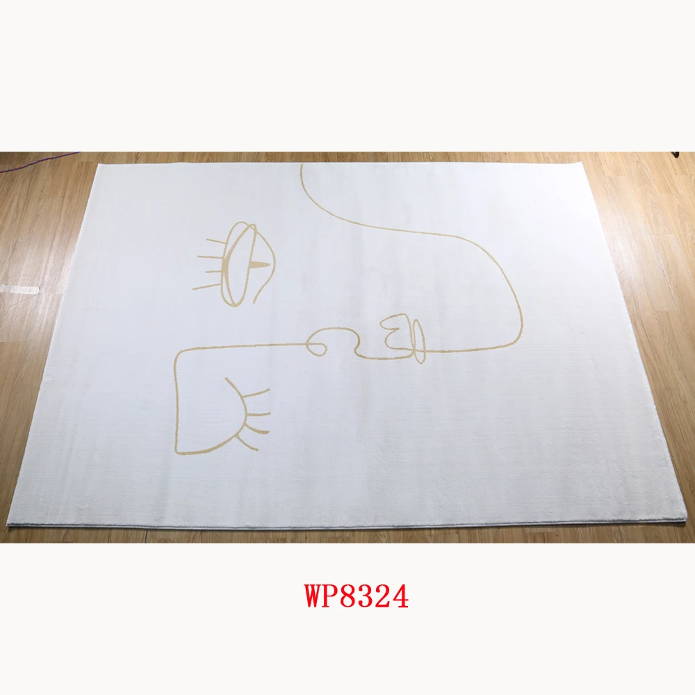 Wholesale polypropylene soft area rugs and carpets for living room