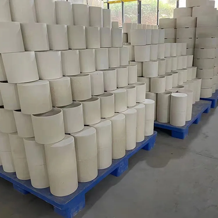 New type cordierite mixed mullite crucible sagger tray