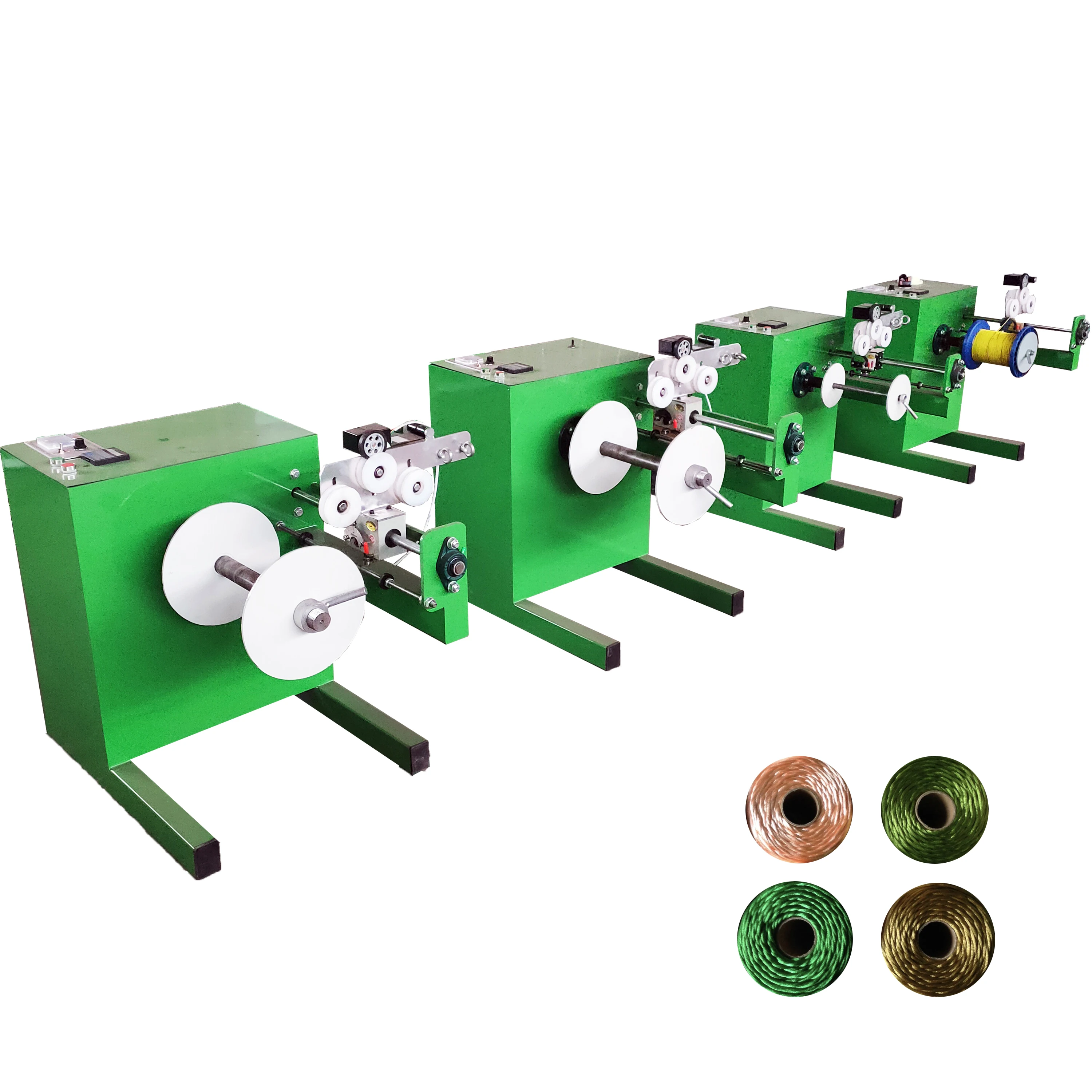 rope coil rewinding machine coil making machine for rope factory small business